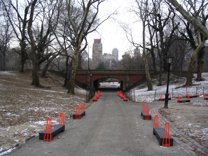 Preparations for Christo and Jeanne-Claude's The Gates Project, Central Park, January 19, 2005