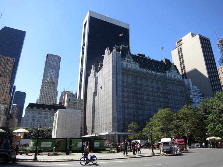 Plaza Hotel and Grand Army Plaza, Manhattan, September 17, 2014