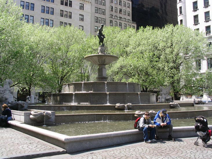 Pulitzer Fountain, Grand Army Plaza, Manhattan, April 21, 2004