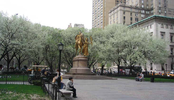 Sherman Monument, Grand Army Plaza, Manhattan, April 19, 2004