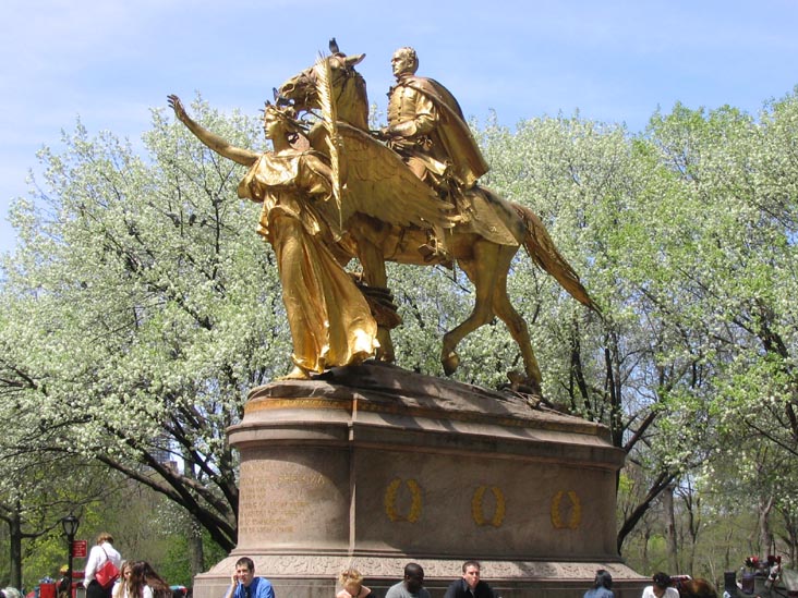 Sherman Monument, Grand Army Plaza, Manhattan, April 20, 2004