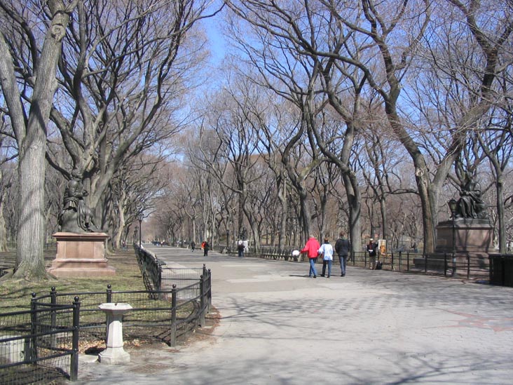 The Mall, Central Park, Manhattan, March 23, 2004