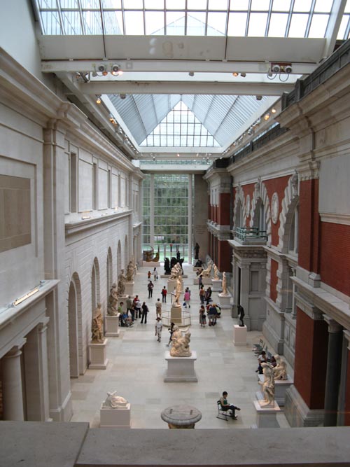 European Sculpture Court, Metropolitan Museum of Art, 1000 Fifth Avenue at 82nd Street, Manhattan, September 6, 2008