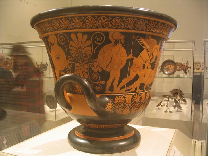 Euphronios Krater, Greek and Roman Art, Metropolitan Museum of Art, 1000 Fifth Avenue at 82nd Street, Manhattan