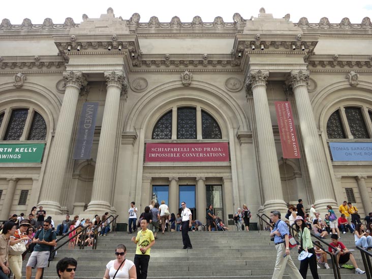 Steps of the Met, Metropolitan Museum of Art, 1000 Fifth Avenue at 82nd Street, Manhattan, August 16, 2012