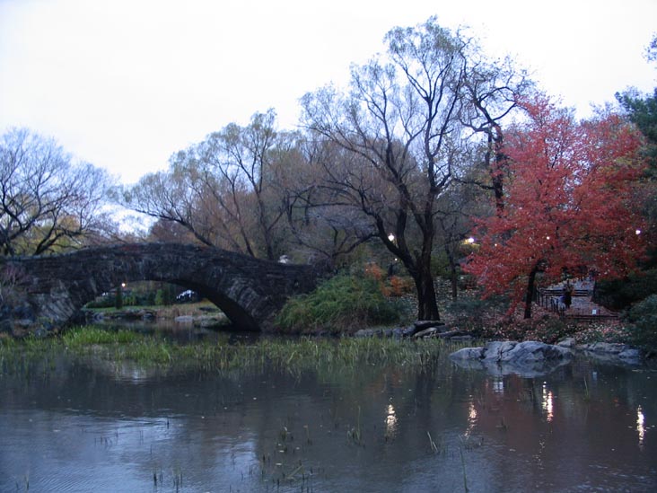 Gapstow Bridge, The Pond, Central Park, November 22, 2005