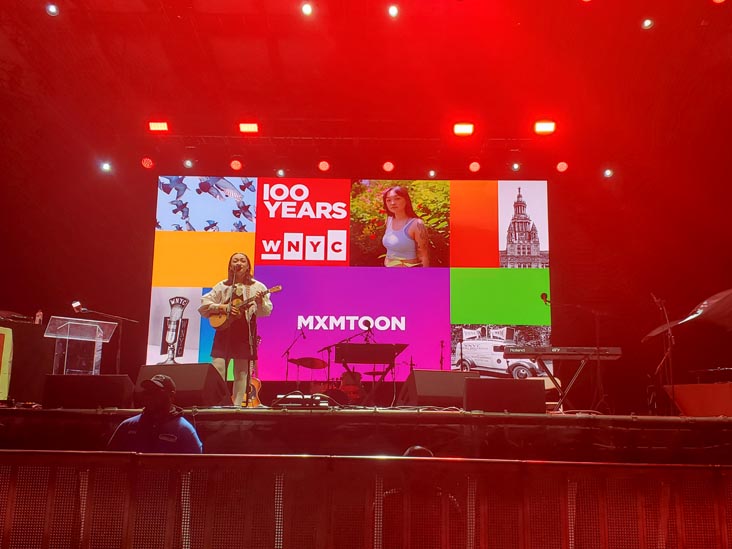 mxmtoon, WNYC and Friends Centennial Celebration, SummerStage, Rumsey Playfield, Central Park, Manhattan, September 9, 2024