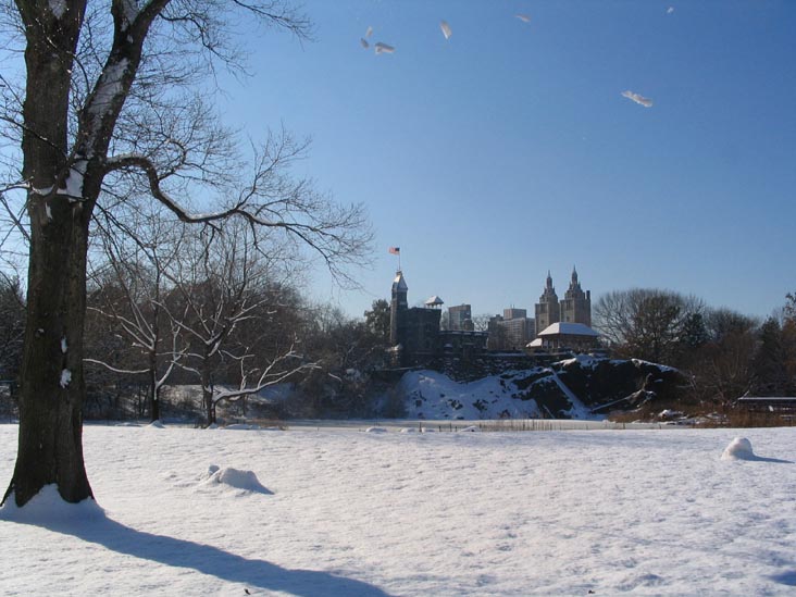 Belvedere Castle, Turtle Pond, Central Park, December 9, 2005