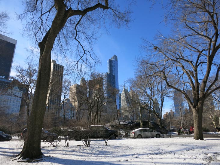 One57 From Wien Walk, Central Park, Manhattan, January 25, 2015