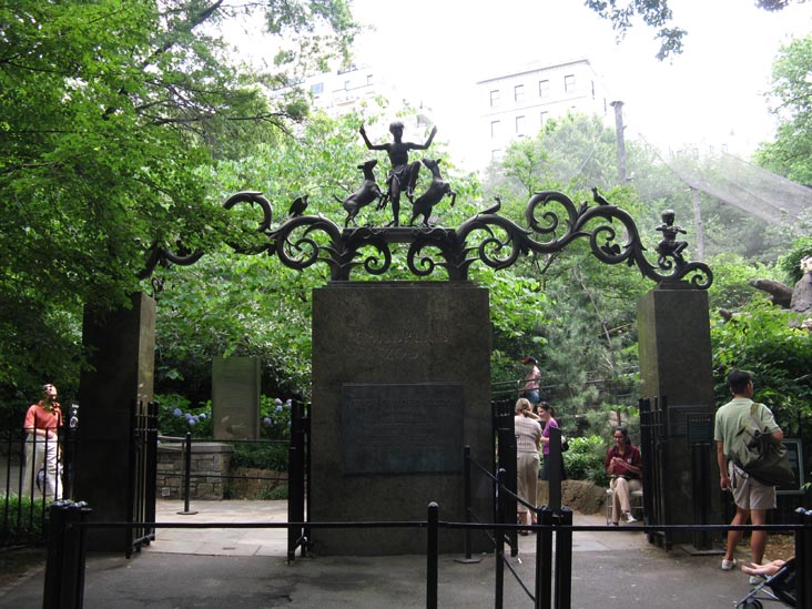 Manship Gate, Tisch Children's Zoo, Central Park, Manhattan, July 7, 2009