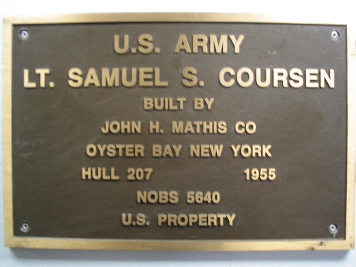Samuel S. Coursen Ferry Plaque, August 6, 2004