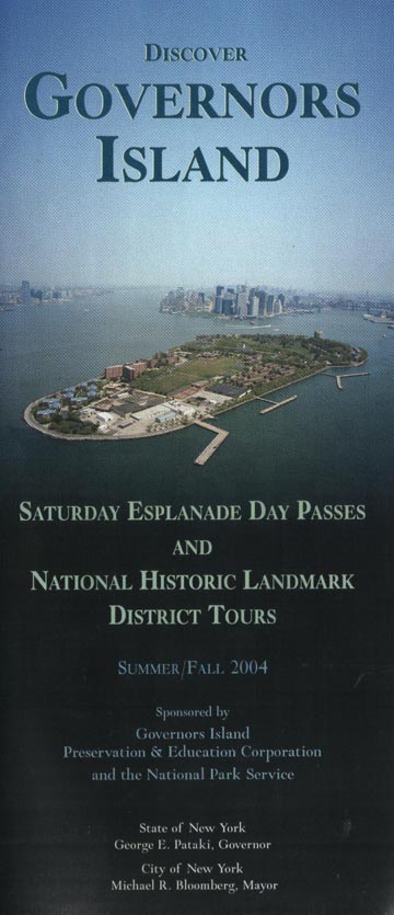 Summer/Fall 2004 Discover Governors Island Brochure