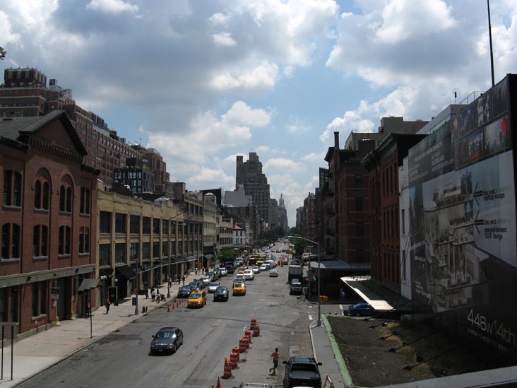 Looking East Down 14th Street From The High Line, Manhattan