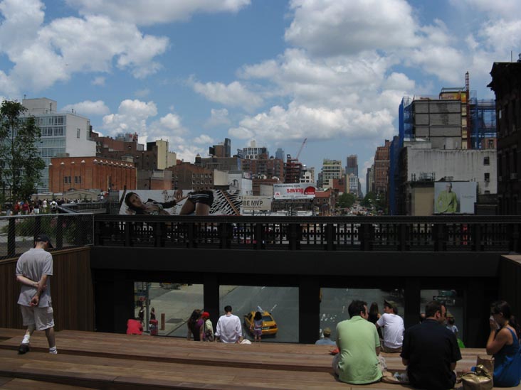 View North Up Tenth Avenue From 17th Street, High Line, Manhattan