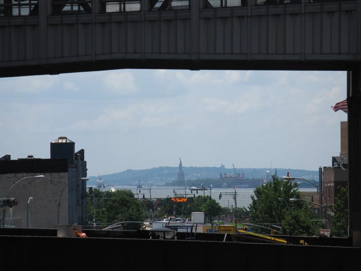 View of Statue of Liberty From High Line At 17th Street and Tenth Avenue, Manhattan, June 27, 2009