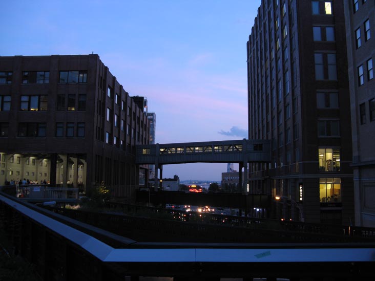 High Line At Dusk At 17th Street and Tenth Avenue, Manhattan