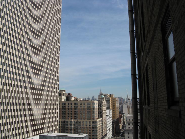 View From 17th Floor, 2 Lafayette Street, Lower Manhattan, March 25, 2009