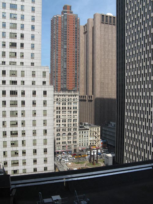 View From 17th Floor, 2 Lafayette Street, Lower Manhattan, March 25, 2009