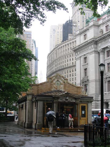 Subway Entrance, Battery Park, Lower Manhattan