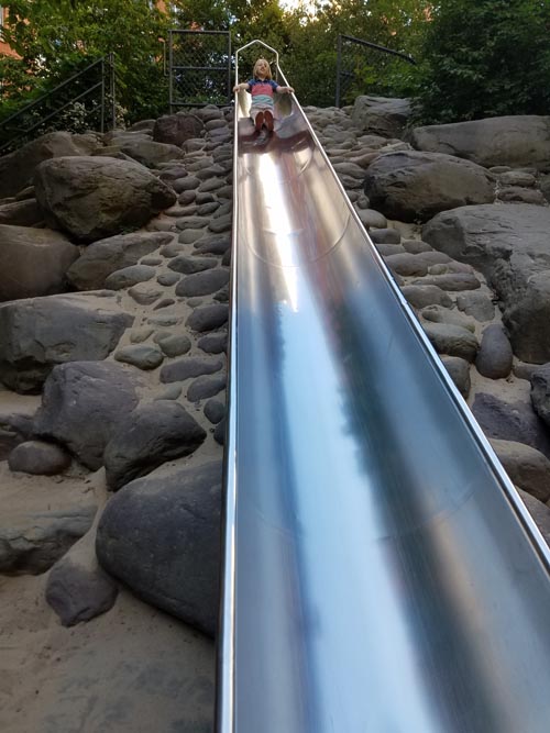 Teardrop Park, Battery Park City, Lower Manhattan, September 22, 2017