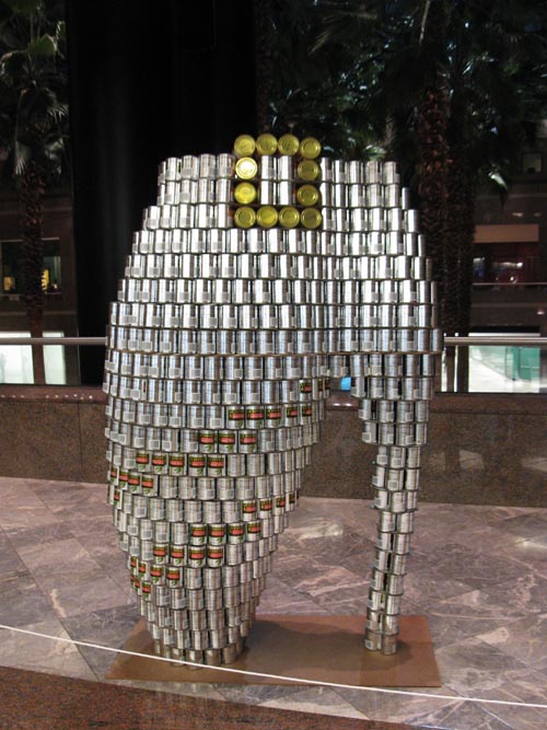 Lobster Claw By Arup, Canstruction 2011, World Financial Center, Battery Park City, Lower Manhattan, November 16, 2011