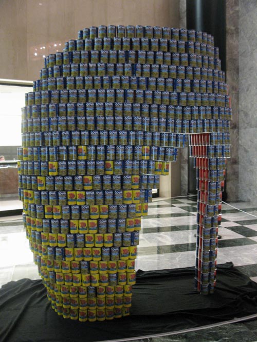 Alexander McCan By Kohn Pederson Fox, Canstruction 2011, World Financial Center, Battery Park City, Lower Manhattan, November 16, 2011