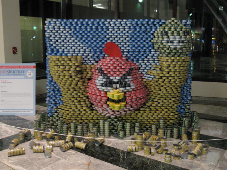Hungry Birds By Ennead Architects, Canstruction 2011, World Financial Center, Battery Park City, Lower Manhattan, November 16, 2011