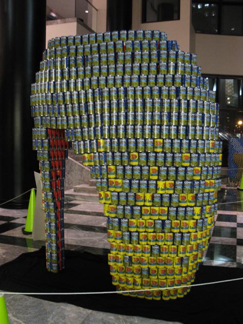 Alexander McCan By Kohn Pederson Fox, Canstruction 2011, World Financial Center, Battery Park City, Lower Manhattan, November 16, 2011