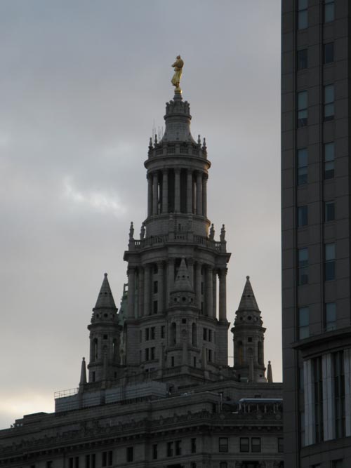 View of Municipal Building From Fourth Floor of 2 East Broadway, Chinatown, Lower Manhattan