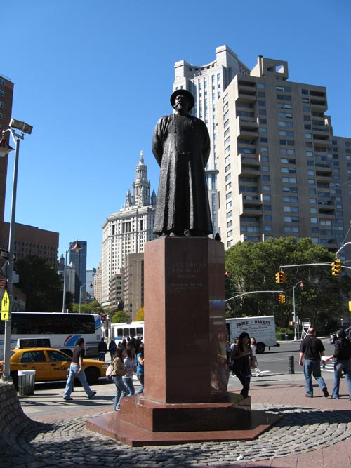 Lin Ze Xu Monument, Chatham Square/Kimlau Square, Chinatown, Lower Manhattan