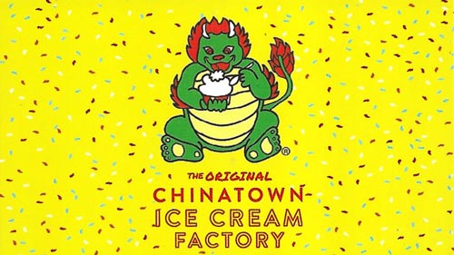 Chinatown Ice Cream Factory Business Card