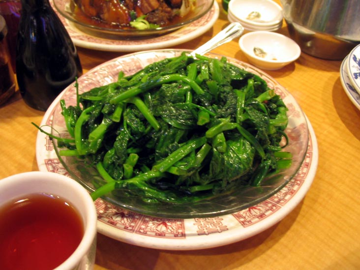 Chinese Broccoli, New Chao Chow, 111 Mott Street, Chinatown, Manhattan