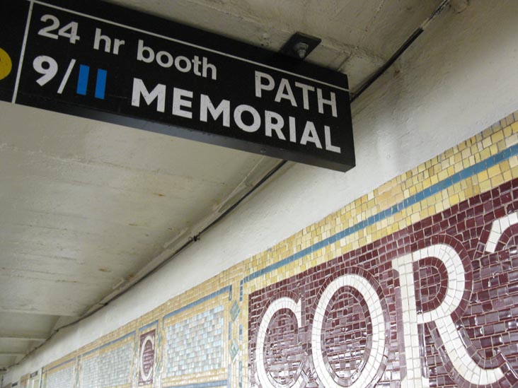 Cortlandt Street BMT Subway Station, Financial District, Lower Manhattan, September 12, 2011