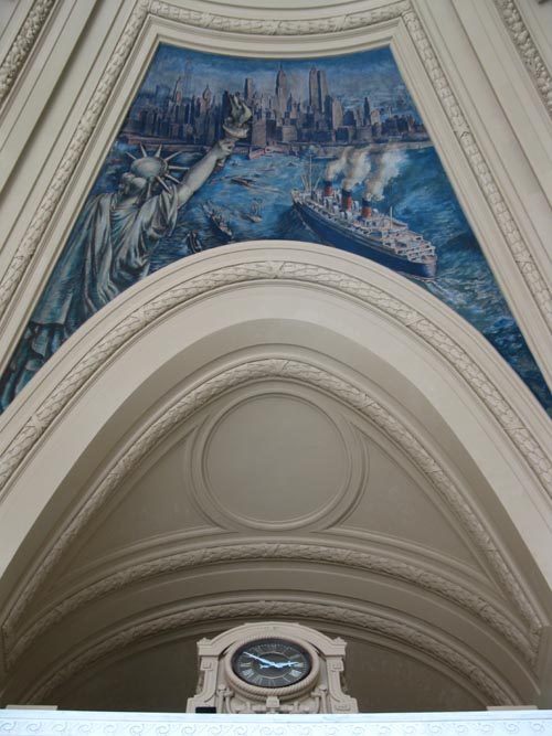 Reginald Marsh Mural, Rotunda, Alexander Hamilton U.S. Custom House, Lower Manhattan