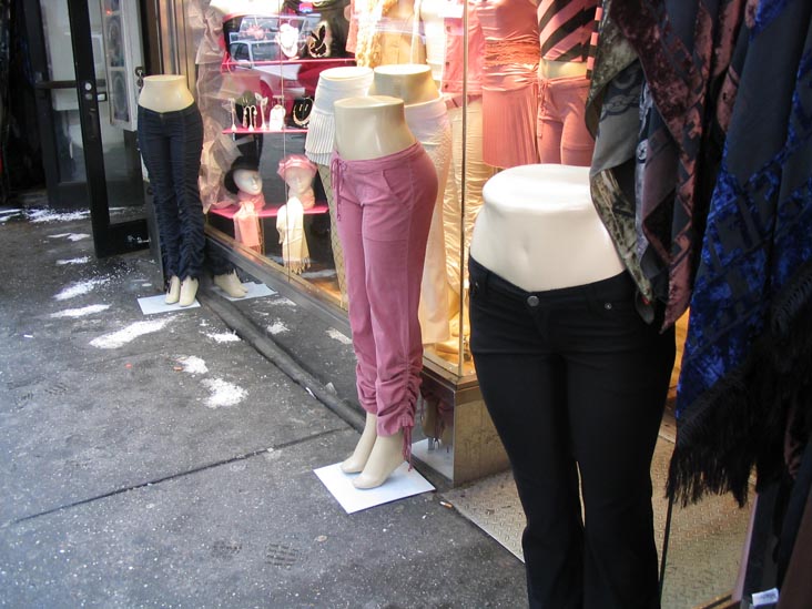 Pants Mannequins, Fulton Street, Lower Manhattan, January 17, 2004