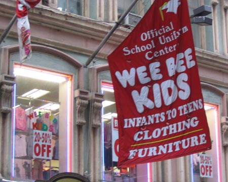 Wee Bee Kids, Fulton Street, Lower Manhattan