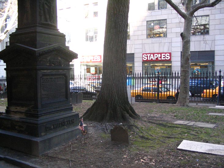 Cemetery, St. Paul's Chapel, 209 Broadway, Lower Manhattan
