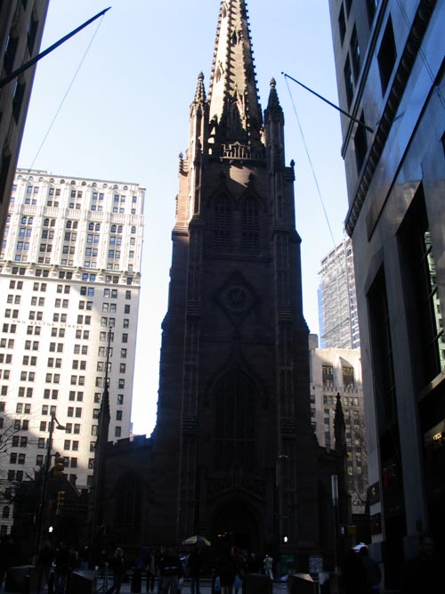 Trinity Church, Broadway at Wall Street, Lower Manhattan