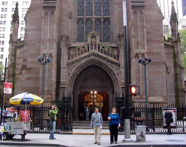 Trinity Church, Broadway at Wall Street, Lower Manhattan, September 30, 2004