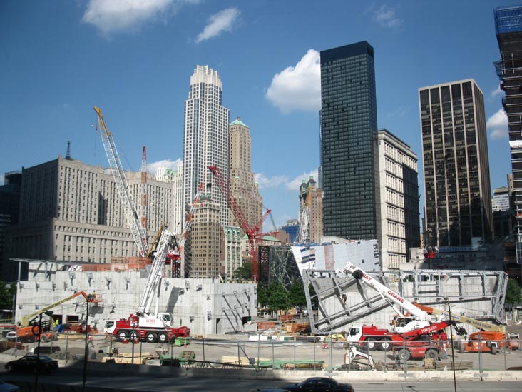 World Trade Center Site From World Financial Center, Financial District, Lower Manhattan, June 6, 2011