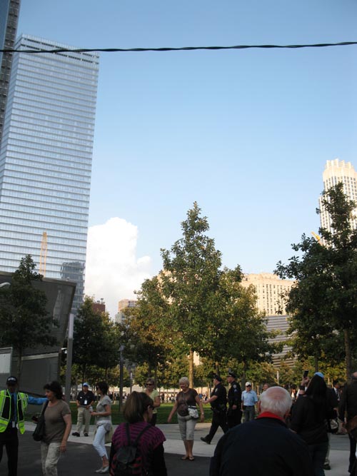 September 11 Memorial, World Trade Center, Financial District, Lower Manhattan, September 12, 2011