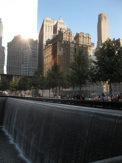South Pool, September 11 Memorial, World Trade Center, Financial District, Lower Manhattan, September 12, 2011