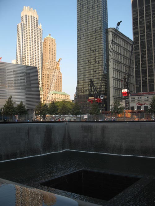 South Pool, September 11 Memorial, World Trade Center, Financial District, Lower Manhattan, September 12, 2011
