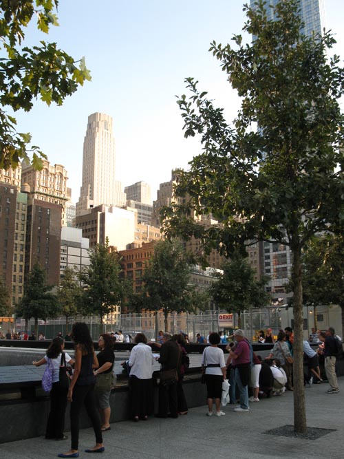 South Pool, September 11 Memorial, World Trade Center, Financial District, Lower Manhattan, September 12, 2011