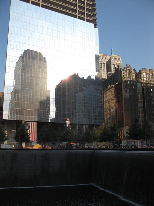 South Pool, September 11 Memorial, World Trade Center, Financial District, Lower Manhattan, September 12, 2011