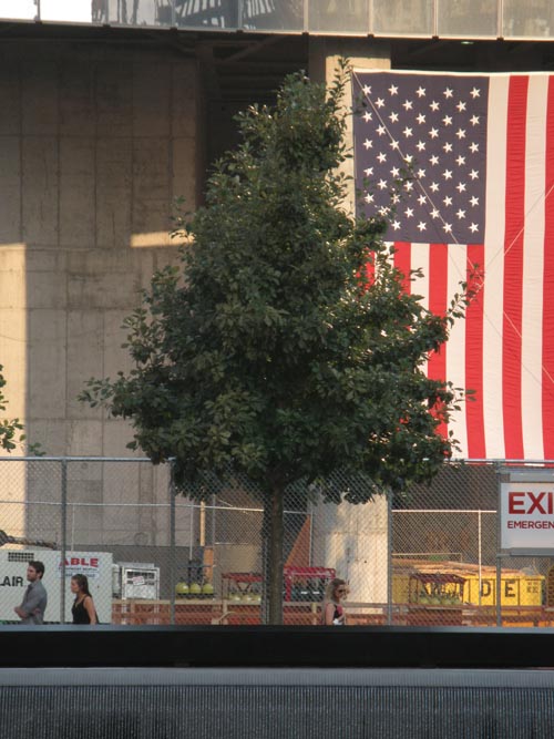 South Pool, September 11 Memorial, World Trade Center, Financial District, Lower Manhattan, September 12, 2011
