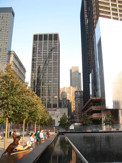 South Pool, September 11 Memorial, World Trade Center, Financial District, Lower Manhattan, September 12, 2011