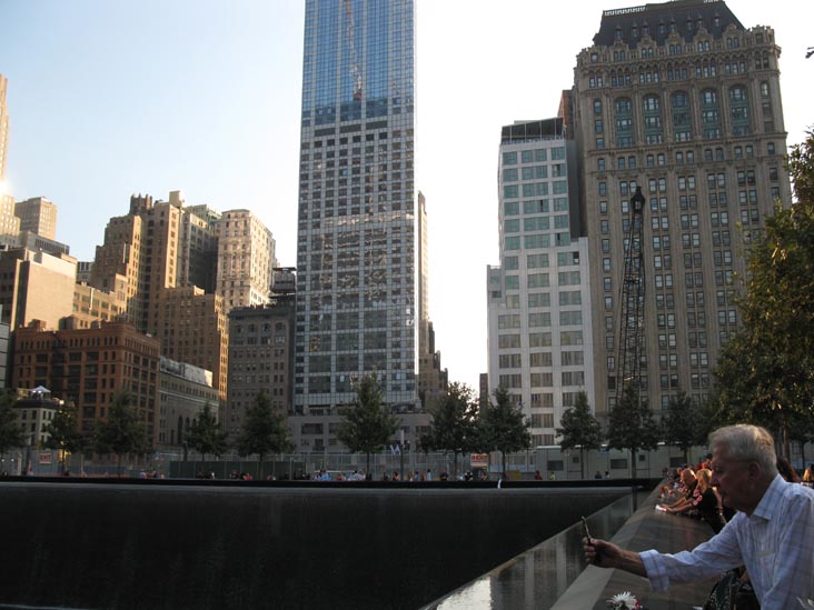 South Pool, September 11 Memorial, World Trade Center, Financial District, Lower Manhattan, September 12, 2011