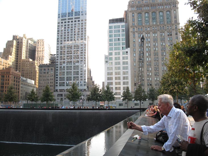 South Pool, September 11 Memorial, World Trade Center, Financial District, Lower Manhattan, September 12, 2011