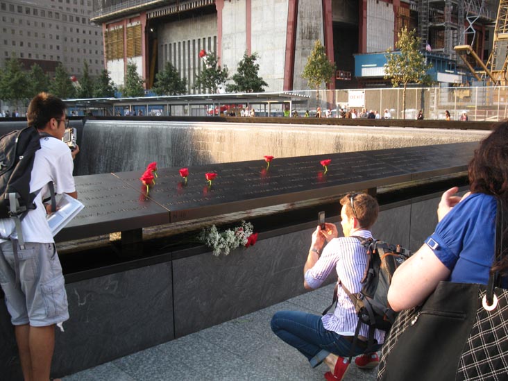 North Pool, September 11 Memorial, World Trade Center, Financial District, Lower Manhattan, September 12, 2011